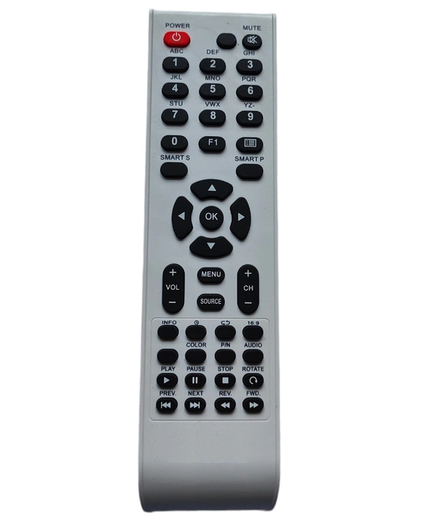 LCD/LED Remote No. RCA06, Compatible with Intex LCD/LED TV Remote Control (Exactly Same Remote will Only Work) - 0.38