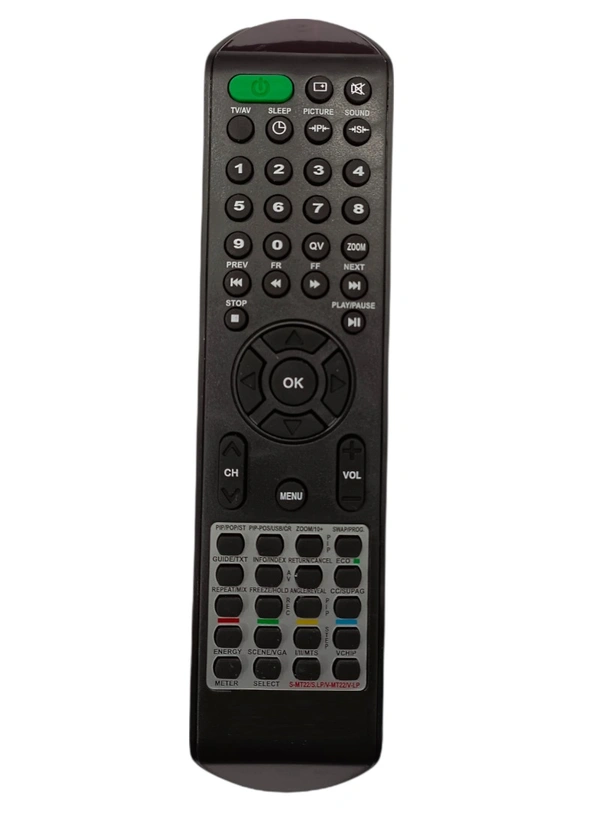 LCD_LED Remote No. SMT 22, Compatible With SANSUI LCD_LED TV Remote Control_Old Remote Functions Must Be Exactly Same (Color:Multi) - 0.13
