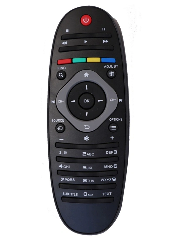 LCD_LED Remote No. URC 120 (Without D2H), Compatible With PHILIPS LCD_LED Remote_Old Remote Functions Must Be Exactly Same (Color:Multi) - 0.13