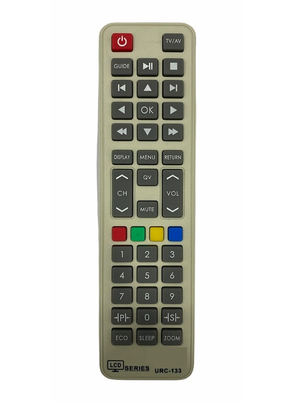 LCD_LED Remote No. URC 133, Compatible With SANSUI LCD_LED TV Remote Control_Old Remote Functions Must Be Exactly Same (Color:Multi) - 0.13