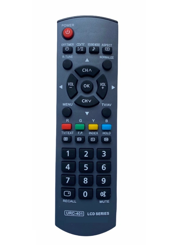 LCD_LED Remote No. URC 401, Compatible With PANASONIC LCD_LED TV Remote Control _Old Remote Functions Must Be Exactly Same (Color:Multi) - 0.13
