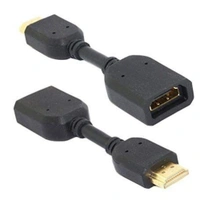 Male to Female HDMI Cables 0.1 (Black) - 0.25