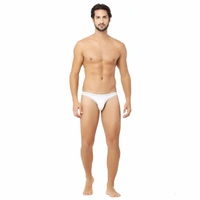 Men's Bamboo Spandex Briefs Underwear White - White, 0.15, Briefs, L
