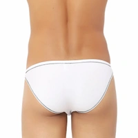 Men's Bamboo Spandex Briefs Underwear White - White, 0.15, Briefs, L
