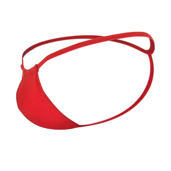 Men's Cotton Spandex G String Pouch Underwear Underwear Red - Red, 0.15, G String Pouch Underwear, XL