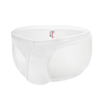 Men's Mesh Power Net Men Transparent Briefs Underwear White - White, 0.15, Transparent Brief, XL