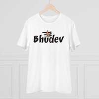 Men's PC Cotton Bhudev Printed T Shirt (Color: White, Thread Count: 180GSM) - White, 0.25, Printed, 2XL