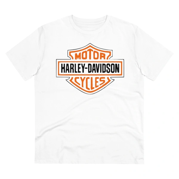 Men's PC Cotton Bike Ride Design Printed T Shirt (Color: White, Thread Count: 180GSM) - White, 0.25, Solid, L