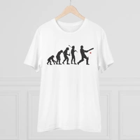 Men's PC Cotton Cricket Design Printed T Shirt (Color: White, Thread Count: 180GSM) - White, 0.25, Printed, S