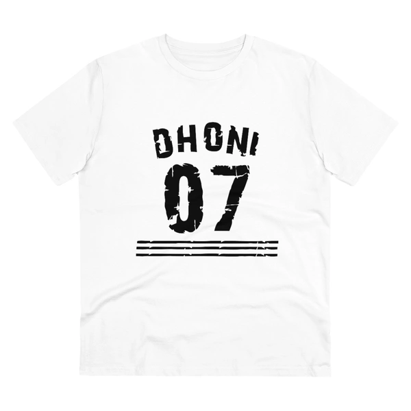 Men's PC Cotton Cricket Design Printed T Shirt (Color: White, Thread Count: 180GSM) - White, 0.25, Solid, M