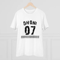 Men's PC Cotton Cricket Design Printed T Shirt (Color: White, Thread Count: 180GSM) - White, 0.25, Solid, M