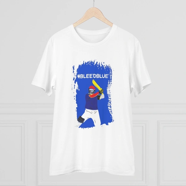 Men's PC Cotton Cricket Design Printed T Shirt (Color: White, Thread Count: 180GSM) - White, 0.25, Printed, S
