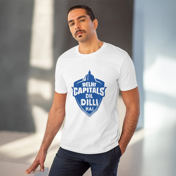 Men's PC Cotton Cricket Design Printed T Shirt (Color: White, Thread Count: 180GSM) - White, 0.25, Printed, S