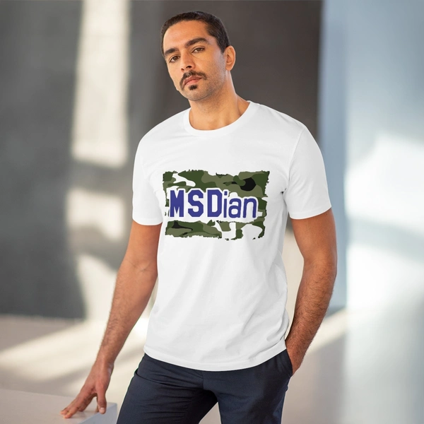 Men's PC Cotton Cricket Design Printed T Shirt (Color: White, Thread Count: 180GSM) - White, 0.25, Solid, XL
