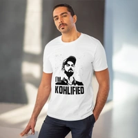 Men's PC Cotton Cricket Design Printed T Shirt (Color: White, Thread Count: 180GSM) - White, 0.25, Printed, XL