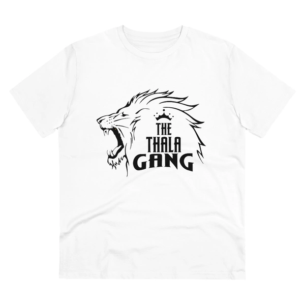 Men's PC Cotton Cricket Design Printed T Shirt (Color: White, Thread Count: 180GSM) - White, 0.25, Solid, L