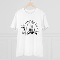 Men's PC Cotton Cricket Design Printed T Shirt (Color: White, Thread Count: 180GSM) - White, 0.25, Solid, L