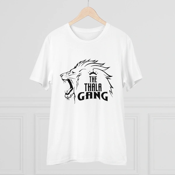 Men's PC Cotton Cricket Design Printed T Shirt (Color: White, Thread Count: 180GSM) - White, 0.25, Solid, L
