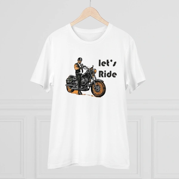 Men's PC Cotton Explore The Unseen Printed T Shirt (Color: White, Thread Count: 180GSM) - White, 0.25, Striped, M