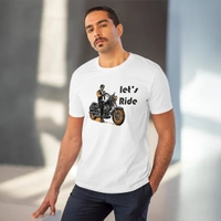 Men's PC Cotton Explore The Unseen Printed T Shirt (Color: White, Thread Count: 180GSM) - White, 0.25, Striped, M