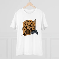Men's PC Cotton Explore The Unseen Printed T Shirt (Color: White, Thread Count: 180GSM) - White, 0.25, Striped, XL