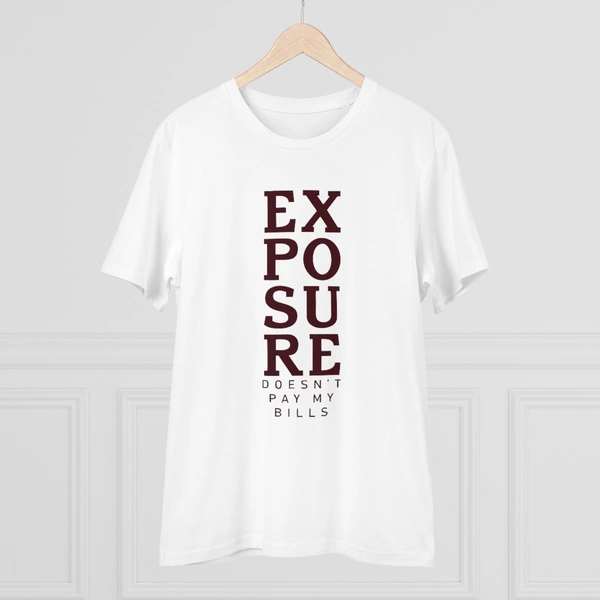 Men's PC Cotton Exposure Printed T Shirt (Color: White, Thread Count: 180GSM) - White, 0.25, Printed, 2XL