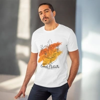 Men's PC Cotton Ganesh Printed T Shirt (Color: White, Thread Count: 180GSM) - White, 0.25, Printed, L