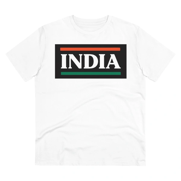 Men's PC Cotton India Printed T Shirt (Color: White, Thread Count: 180GSM) - White, 0.25, Printed, M