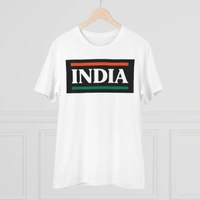 Men's PC Cotton India Printed T Shirt (Color: White, Thread Count: 180GSM) - White, 0.25, Printed, M