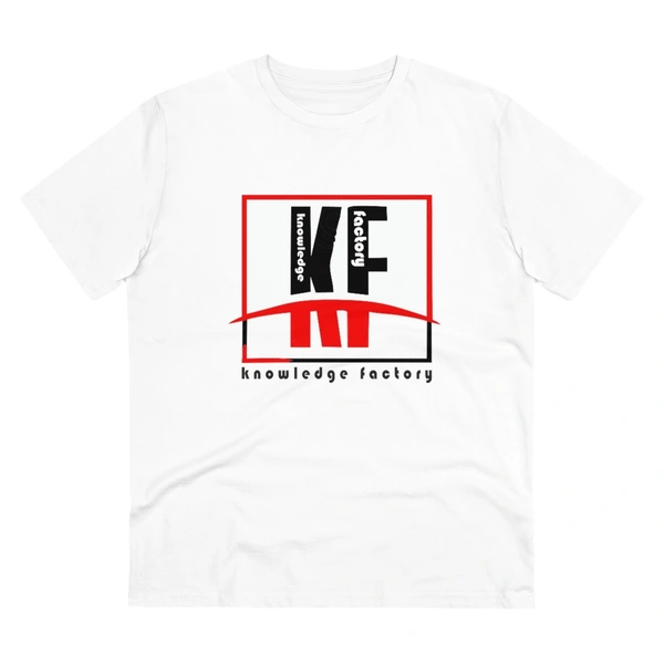 Men's PC Cotton Knowledge Factory Printed T Shirt (Color: White, Thread Count: 180GSM) - White, 0.25, Solid, S