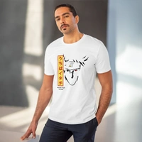 Men's PC Cotton Kunffo Printed T Shirt (Color: White, Thread Count: 180GSM) - White, 0.25, Solid, 2XL
