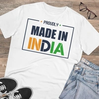 Men's PC Cotton Made In India Printed T Shirt (Color: White, Thread Count: 180GSM) - White, 0.25, Printed, S