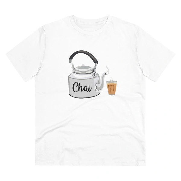 Men's PC Cotton Marathi Desing Printed T Shirt (Color: White, Thread Count: 180GSM) - White, 0.25, Striped, M