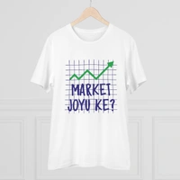 Men's PC Cotton Market Joyu Che Printed T Shirt (Color: White, Thread Count: 180GSM) - White, 0.25, Solid, M