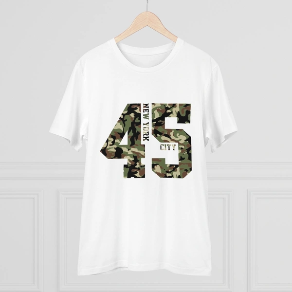 Men's PC Cotton New York City Printed T Shirt (Color: White, Thread Count: 180GSM) - White, 0.25, Solid, S