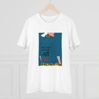 Men's PC Cotton Not Your Regular Naari Printed T Shirt (Color: White, Thread Count: 180GSM) - White, 0.25, Solid, M
