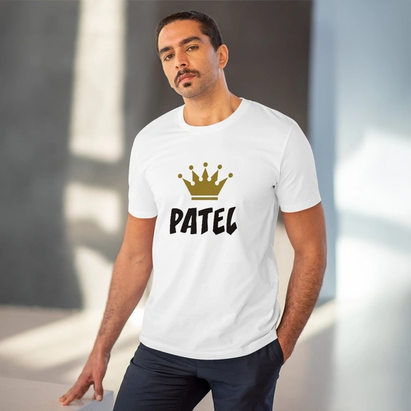 Men's PC Cotton Patel Printed T Shirt (Color: White, Thread Count: 180GSM) - White, 0.25, Printed, 2XL