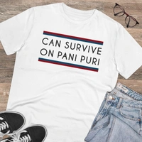 Men's PC Cotton Quotes Printed T Shirt (Color: White, Thread Count: 180GSM) - White, 0.25, Striped, L