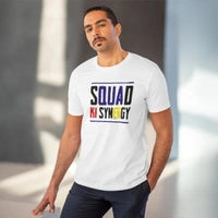 Men's PC Cotton Squed Ki Syneagy Printed T Shirt (Color: White, Thread Count: 180GSM) - White, 0.25, Solid, XL
