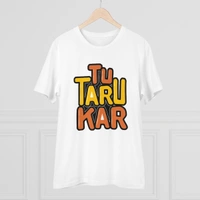Men's PC Cotton Tu Taru Kar Printed T Shirt (Color: White, Thread Count: 180GSM) - White, 0.25, Solid, 2XL