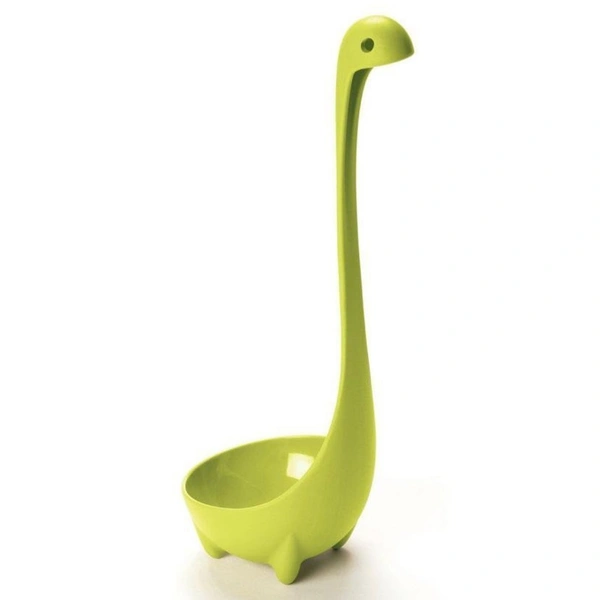 Pack Of_2 Nessie Ladle Dinosaur Long Handle Soup Spoons (Color:Assorted) - 0.07, Assorted