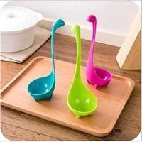 Pack Of_2 Nessie Ladle Dinosaur Long Handle Soup Spoons (Color:Assorted) - 0.07, Assorted