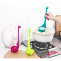 Pack Of_2 Nessie Ladle Dinosaur Long Handle Soup Spoons (Color:Assorted) - 0.07, Assorted