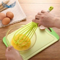 Pack Of_5 Fold Able Plastic Whisk Beater Hand Blender Mixer Froth Whisker Lassi Maker (Color:Assorted) - 0.12, Assorted