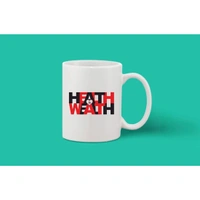 Printed Ceramic Coffee Mug - 1 Pieces, White, 11oz - 11 Oz, 0.44, White