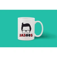 Printed Ceramic Coffee Mug - 1 Pieces, White, 11oz - 11 Oz, 0.44, White