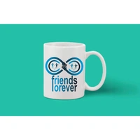 Printed Ceramic Coffee Mug - 1 Pieces, White, 11oz - 11 Oz, 0.44, White