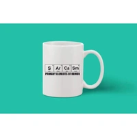 Printed Ceramic Coffee Mug - 1 Pieces, White, 11oz - 11 Oz, 0.44, White