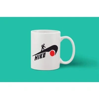 Printed Ceramic Coffee Mug - 1 Pieces, White, 11oz - 11 Oz, 0.44, White