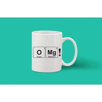 Printed Ceramic Coffee Mug - 1 Pieces, White, 11oz - 11 Oz, 0.44, White